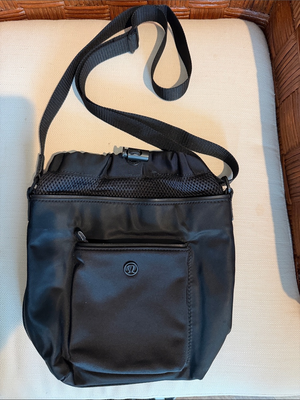 lululemon athletica Black Compact  Crossbody bag
